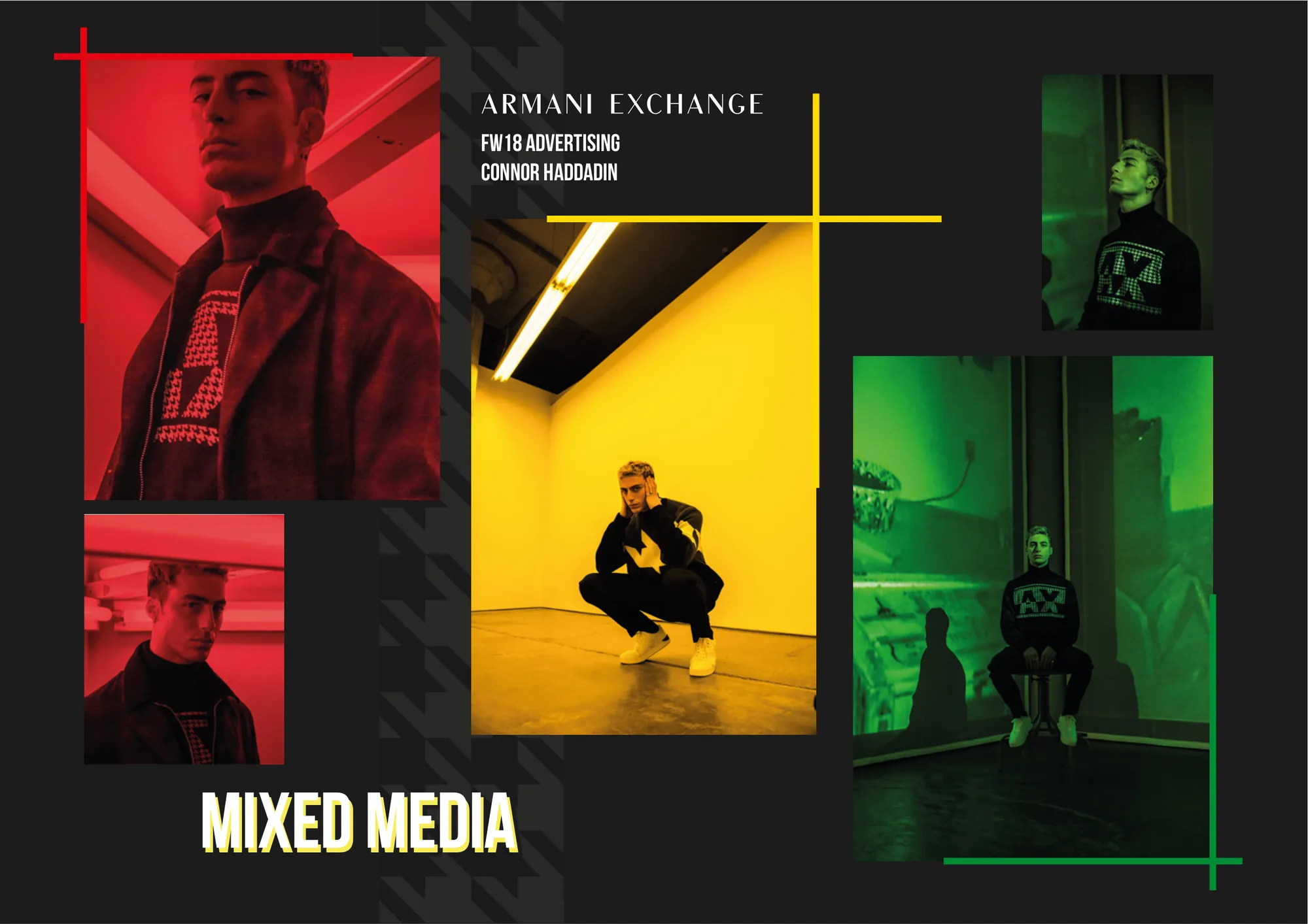 Mixed Media FW18, Armani Exchange: Campaign images