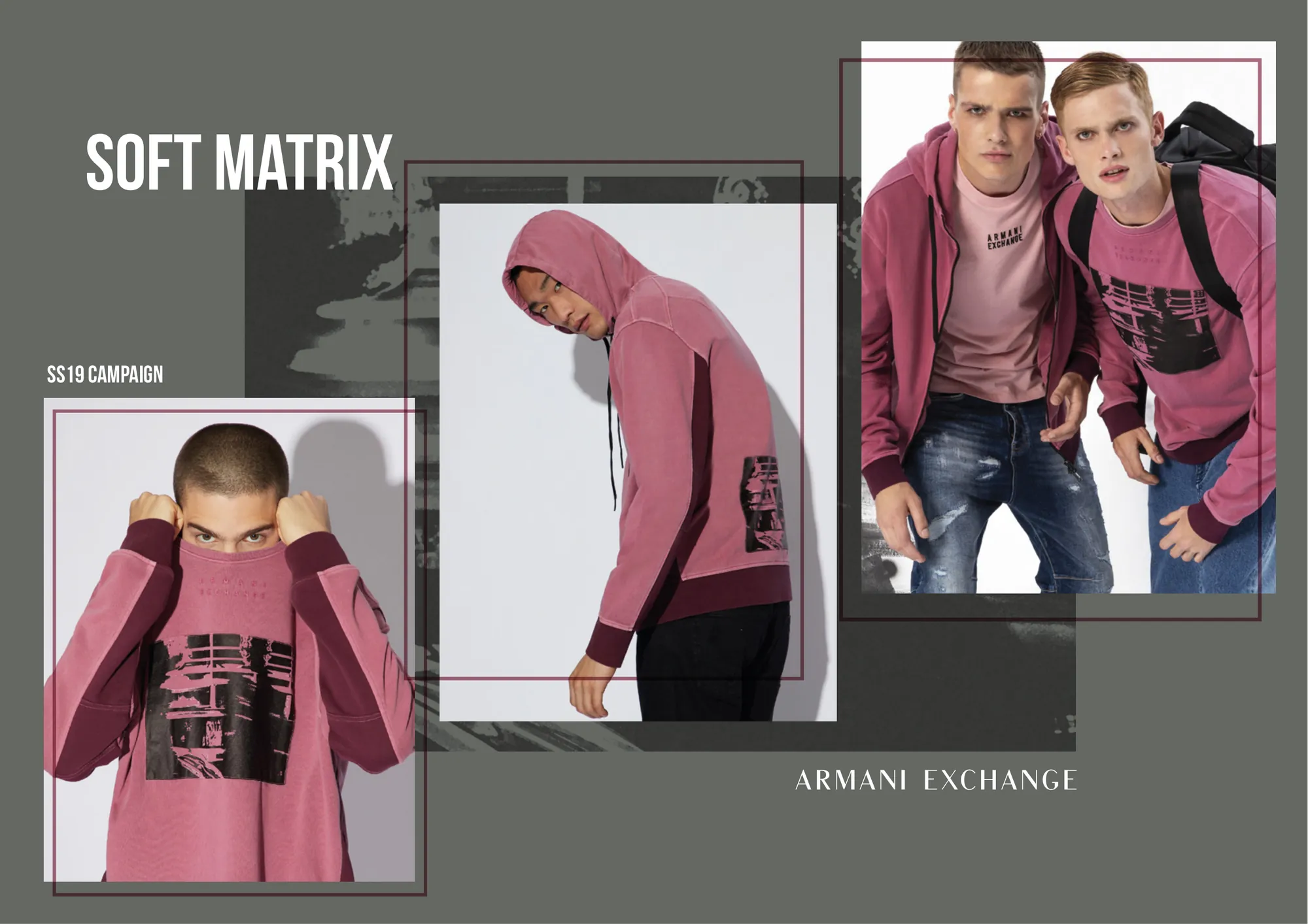 Soft Matrix SS19, Armani Exchange: Campaign images
