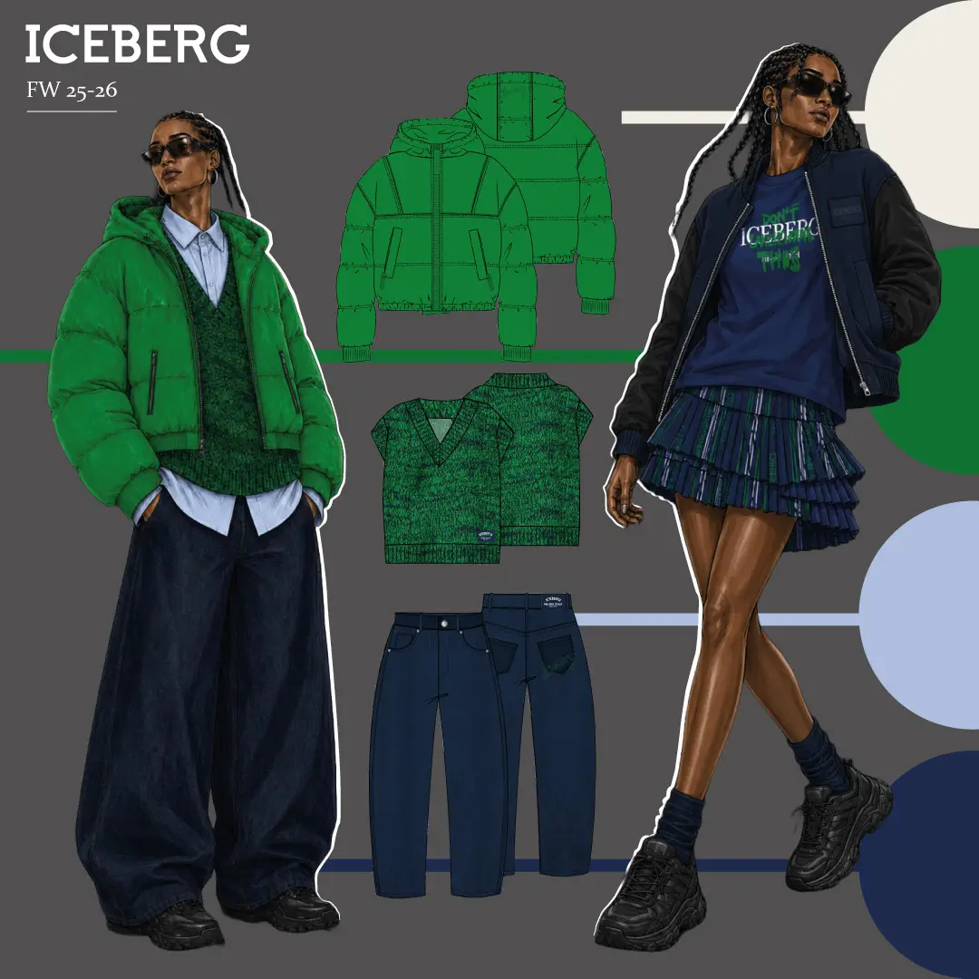 Iceberg FW25-26 donna